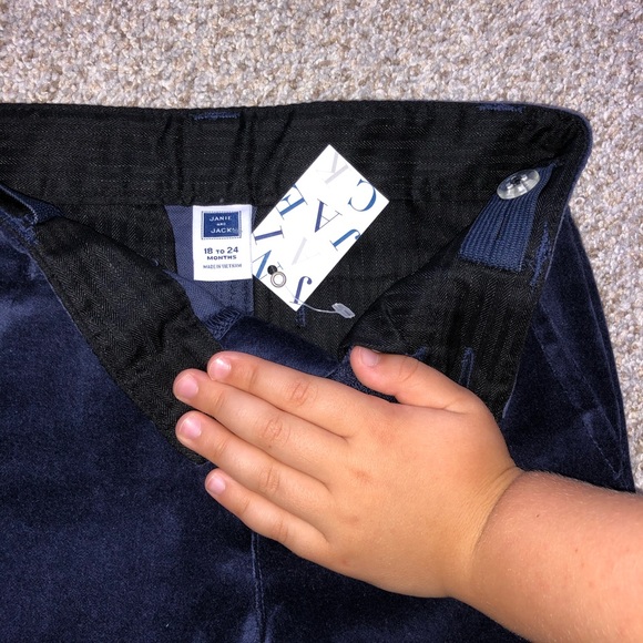 Janie and Jacks 18-24 Month Velvet Slacks, NWT. - Picture 2 of 6